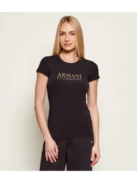 Armani Exchange Tricou negru