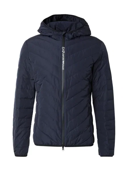 Emporio Armani Vatovaná bunda Tmavomodrá