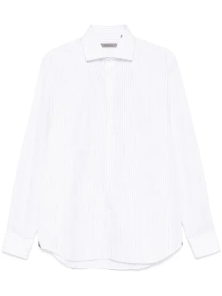 Cămașă Corneliani cu dungi alb