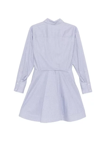 Rochie tip cămașă Stella Mccartney cu dungi albastru