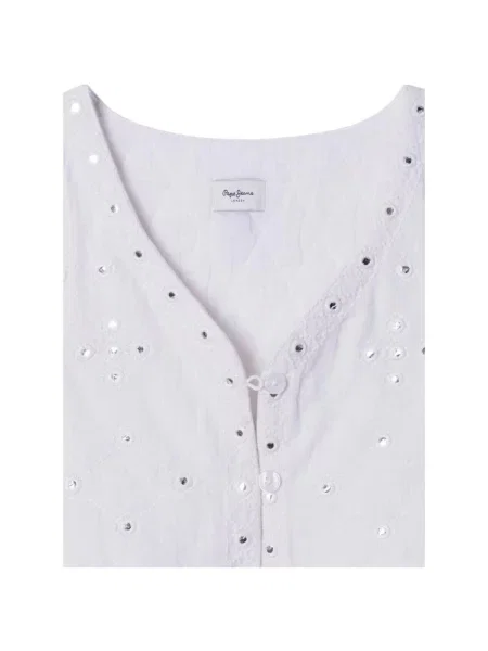 Top copii Pepe Jeans alb