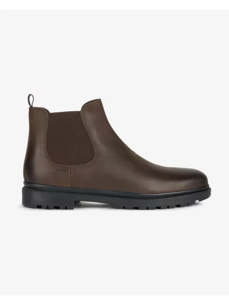 Pantofi Geox din piele maro