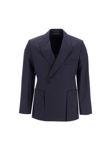 Marynarka Dior wełniana niebieska