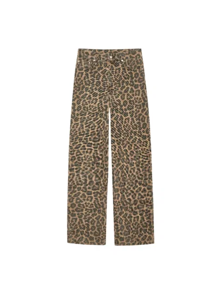 Szerokie jeansy Anine Bing brązowe