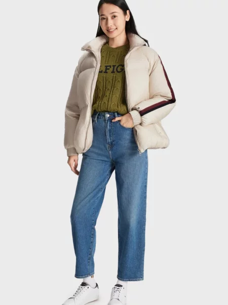 Пуховик Tommy Hilfiger бежевий