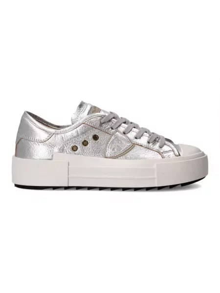 Buty do tenisa Philippe Model skórzane do tenisa szare