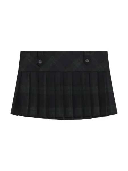Spódnica mini Miu Miu wełniana zielona