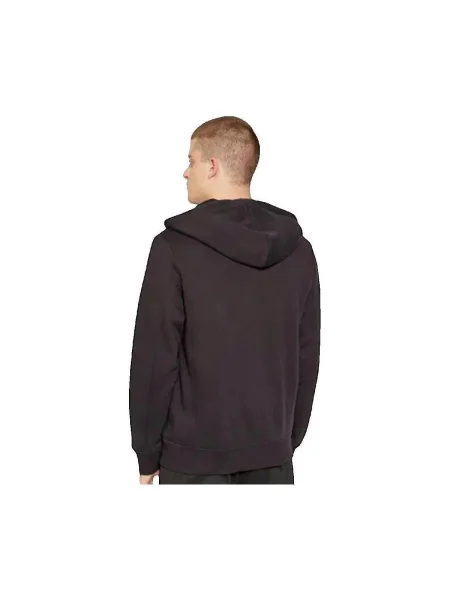 Klasická mikina Calvin Klein Jeans s autogramom čierna