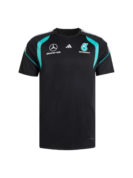 ADIDAS PERFORMANCE Funkční tričko Mercedes AMG Petronas Formula 1 Team Mechanics tyrkysová / černá bílá