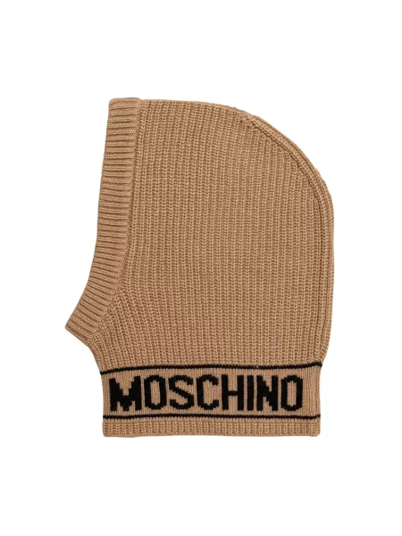 Moschino kominiarka wełniana brązowy