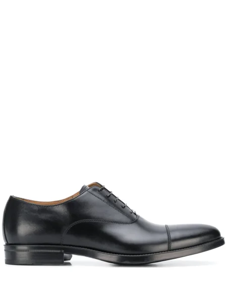 Oxford Scarosso din țesătură twill negru