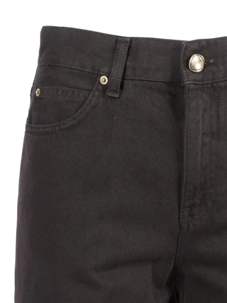 Pantaloni Briglia 1949 cu broderie negru