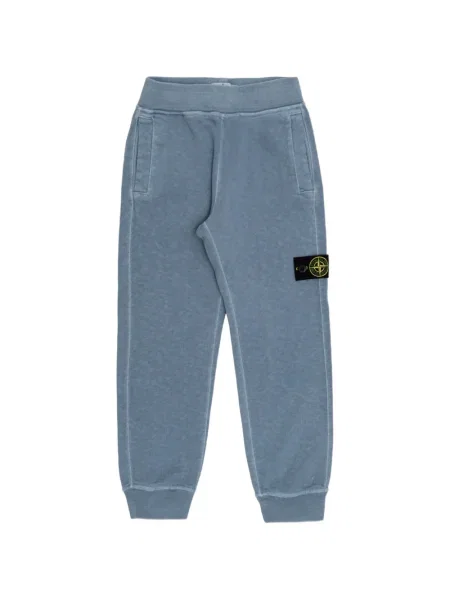 Spodnie dziecięce Stone Island niebieskie