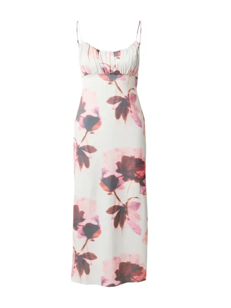 TOPSHOP Rochie de vară roz deschis / roșu carmin alb
