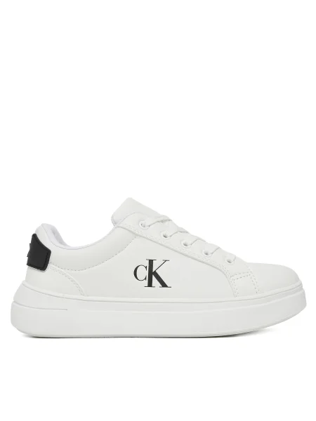 Sneakersy Calvin Klein S biela