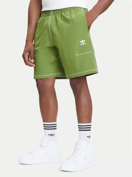 Adidas Pantaloni scurți sport Trefoil Essentials verde