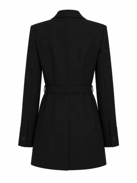 Rochie mini Wardrobe.nyc cu funde negru