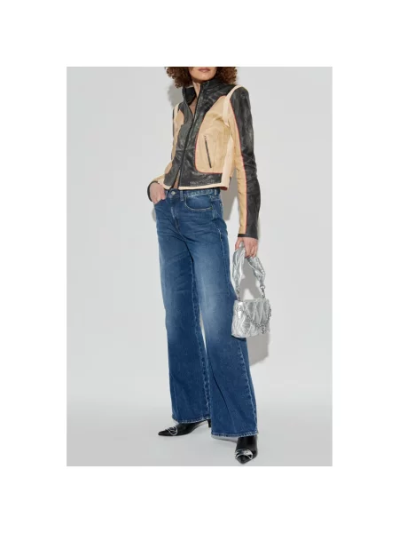 Szerokie jeansy dzwony Diesel 1978 niebieskie