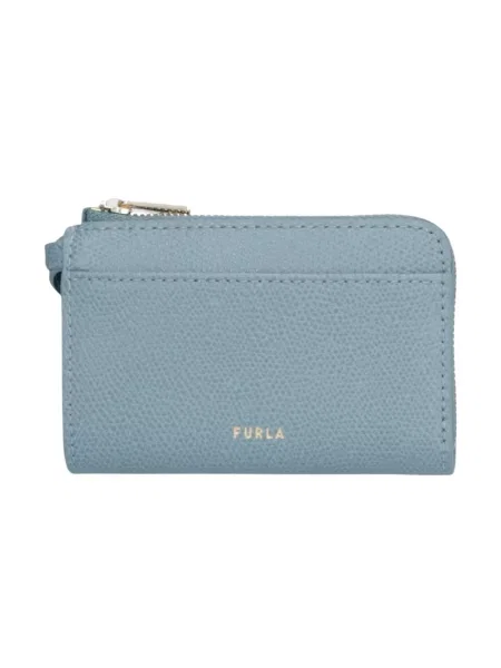 Etui na karty kredytowe Furla niebieski