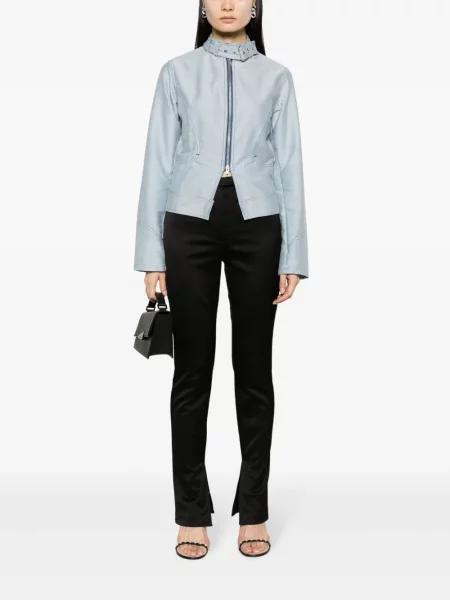 Kelnės Alexander Wang satino juoda