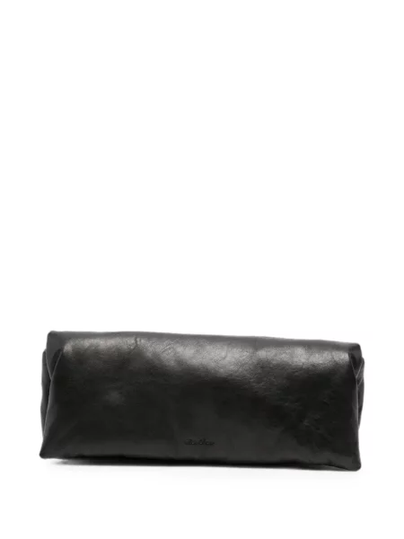 Geantă Rick Owens din piele cu autograf negru