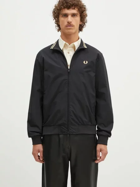 Fred Perry kurtka The Brentham Jacket przejściowa czarny