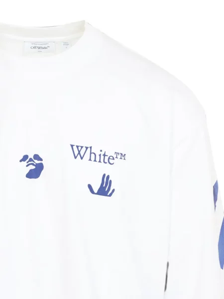 Tricou Off-white cu imagine alb