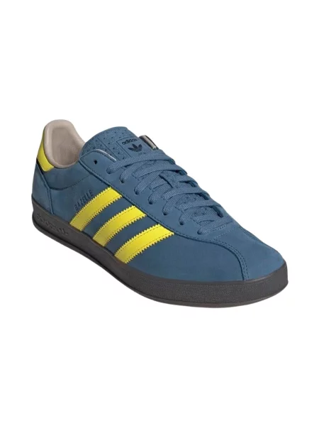 Sneakersy Adidas Originals skórzane niebieskie
