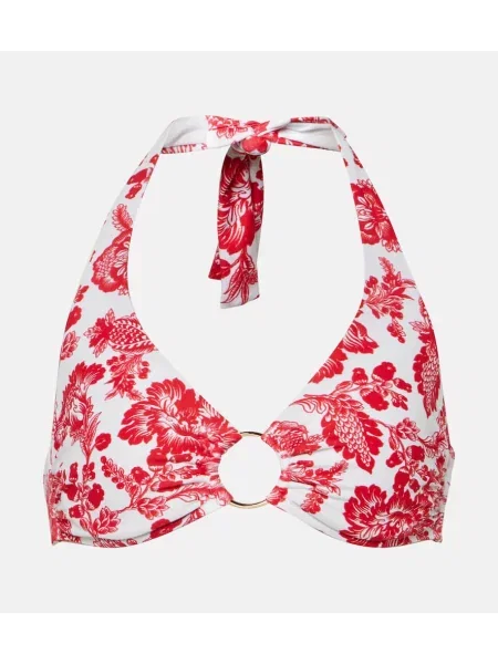 Bikini Melissa Odabash cu model floral alb