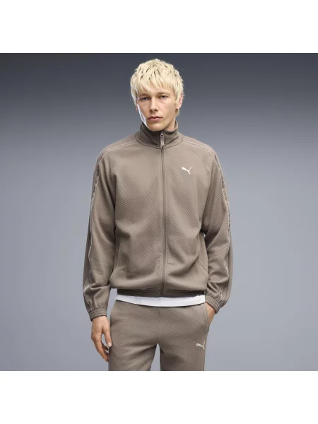 Rozpinana bluza dresowa PUMA Class o luźnym kroju PUMA beżowa