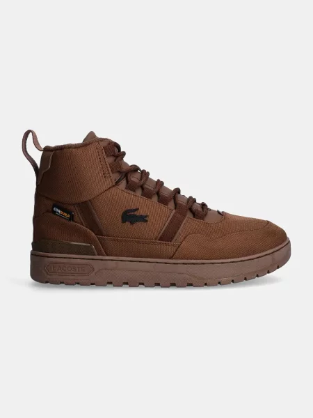 Lacoste sneakers T-Clip Winter Mid maro