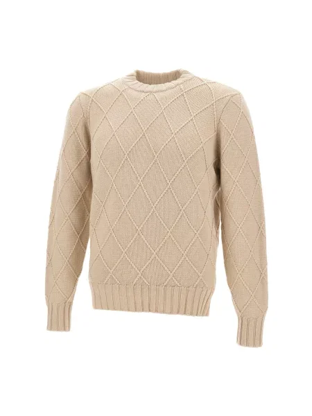 Sweter Filippo De Laurentiis wełniany beżowy