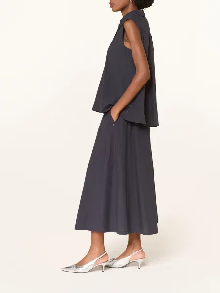 Ottod'ame Spódnico-Spodnie blau granatowe