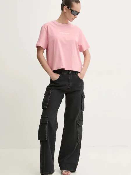 Футболка Guess Jeans рожевий