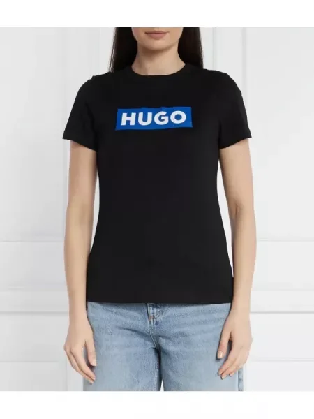 Hugo Blue Tricou Classic Tee_B negru