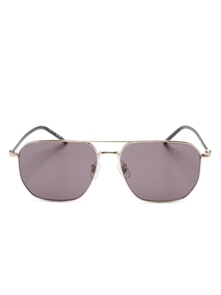 Ochelari de soare Montblanc cu imprimeu geometric