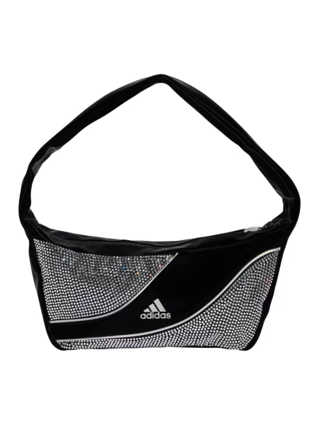 TORBA NA RAMIĘ SMALL RHINESTONES czarna