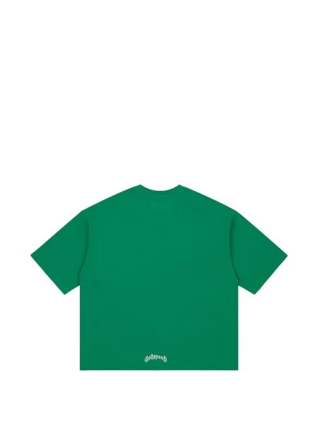 Scurt tricou Godspeed cu imagine verde