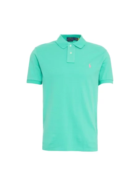 Koszulka polo Polo Ralph Lauren z siateczką zielona