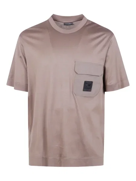 Tricou Emporio Armani maro