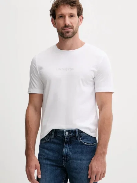 Тениска Lindbergh с принт бяло
