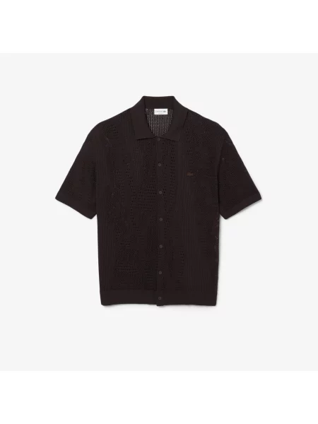 Рубашка Lacoste коричневая