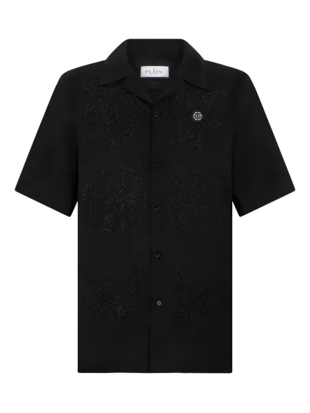 Cămașă Philipp Plein scurtă negru