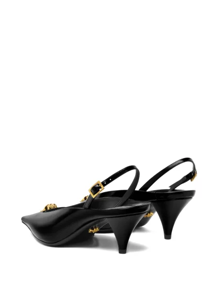 Papuci tip mules Versace negru