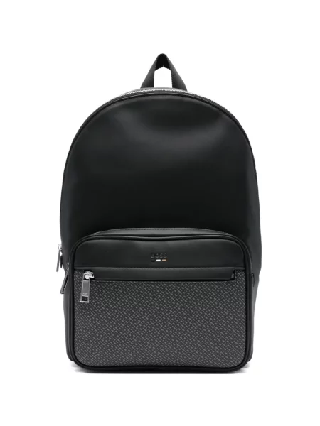 Rucsac Boss cu autograf negru