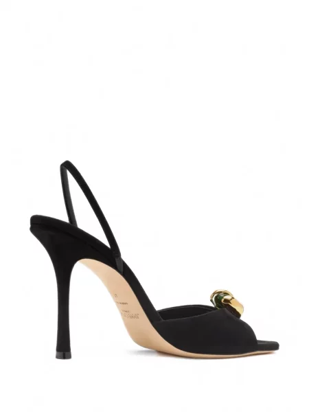 Sandale Jimmy Choo din piele de căprioară slingback negru