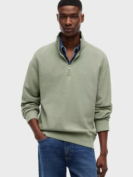 Светр Tommy Jeans оливковий