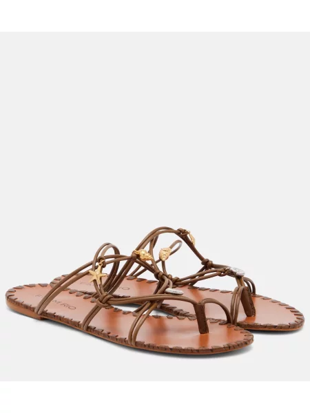 Sandale Farm Rio din piele maro