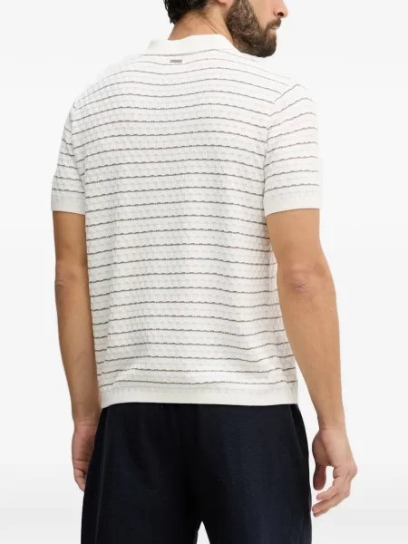 Tricou polo Guess alb