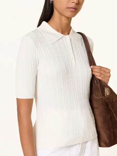 Darling Harbour Úpletová Polokošile offwhite